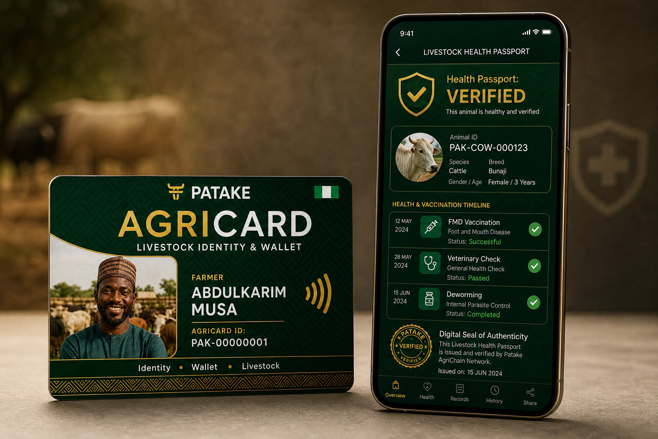 PATAKE Digital Livestock Health Passport