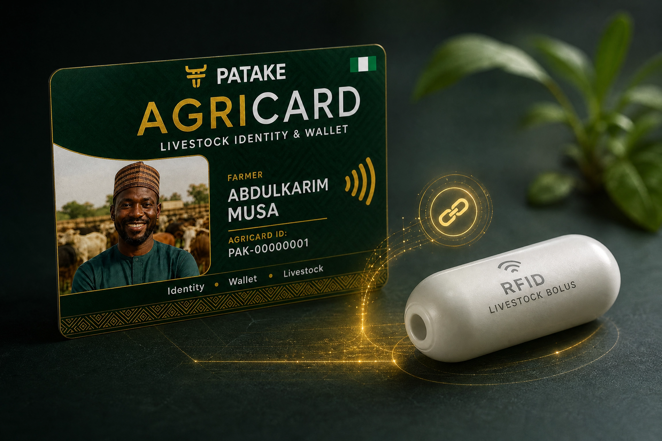 RFID Bolus and AgriCard Pairing